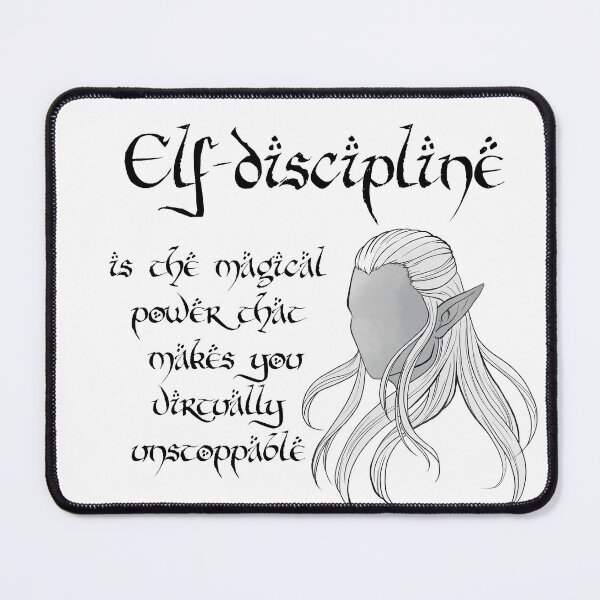 Item preview, Elf-discipline (for light background) designed and sold by tanbi-no-kami.