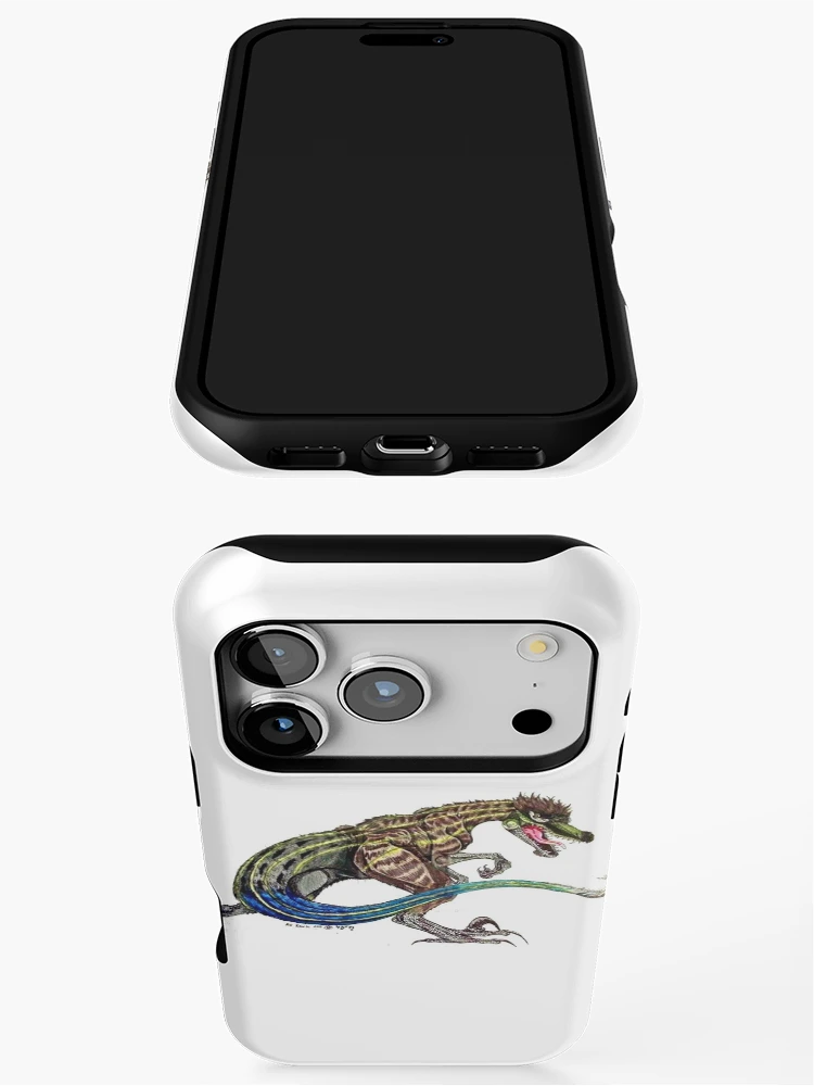 Thumbnail 3 of 4, iPhone Case, Feather Raptor designed and sold by mwroach.