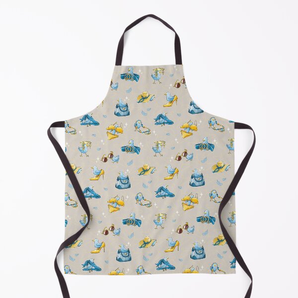 Item preview, Fashion Bird Pattern - Blue & Gold designed and sold by JadedSketch.