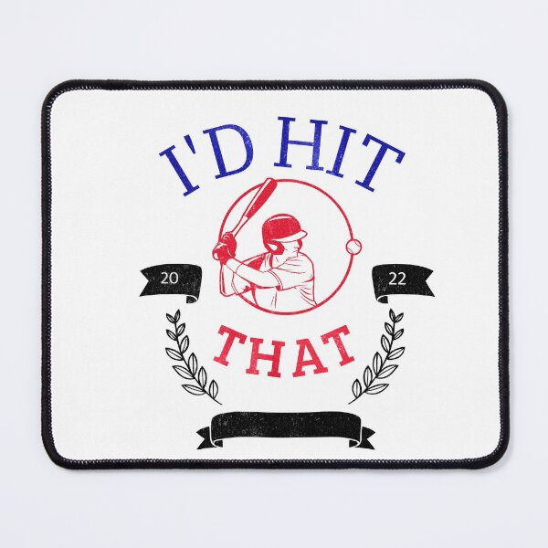 Item preview, I'd Hit That Baseball Design T-Shirt  designed and sold by BestCoolStuff.