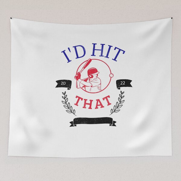 Item preview, I'd Hit That Baseball Design T-Shirt  designed and sold by BestCoolStuff.