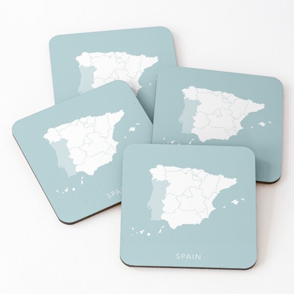 Item preview, Blue Map of Spain designed and sold by By-Danni-Marie.