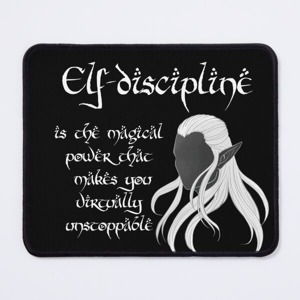Item preview, Elf-discipline (for dark background) designed and sold by tanbi-no-kami.