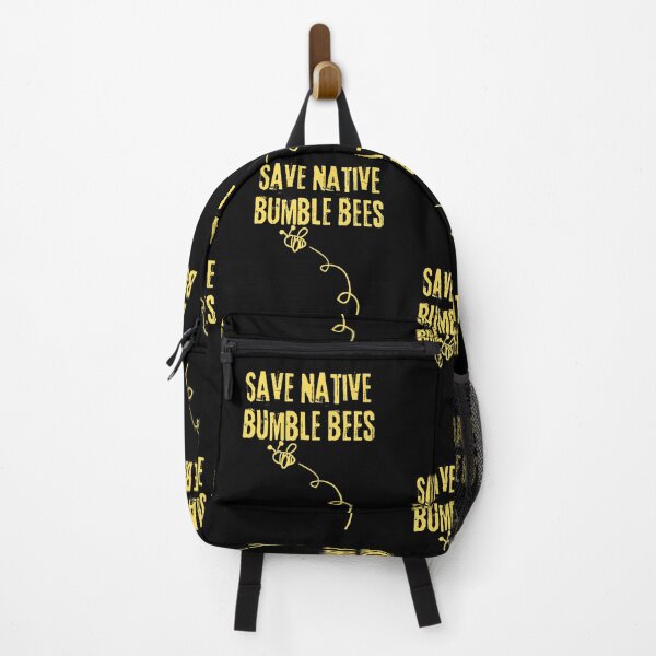 Item preview, Save Native Bumble Bees Grunge Text Design designed and sold by EarthArtDesigns.