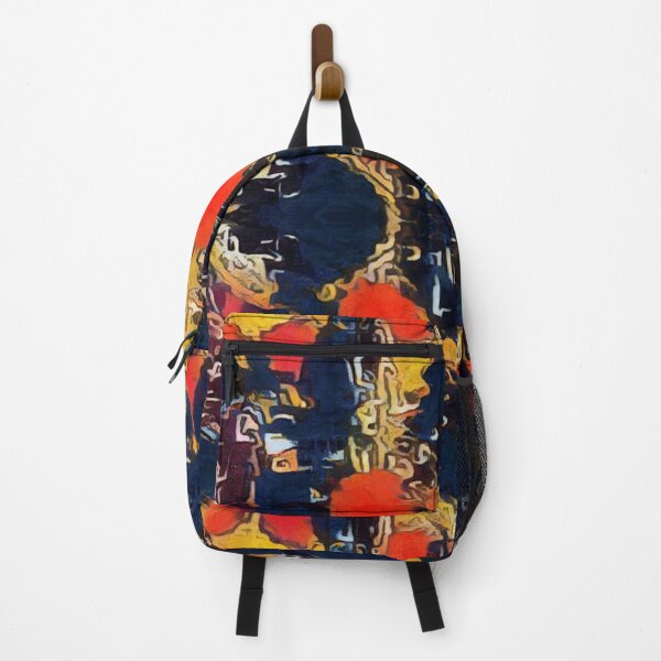 Item preview, Navy And Red Abstract Floral designed and sold by Designs By YL.
