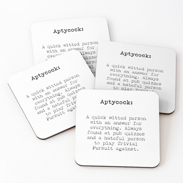 Item preview, Aptycock: A Wordy Alternative from the Great British Archaic Dictionary! designed and sold by Jules Smith.