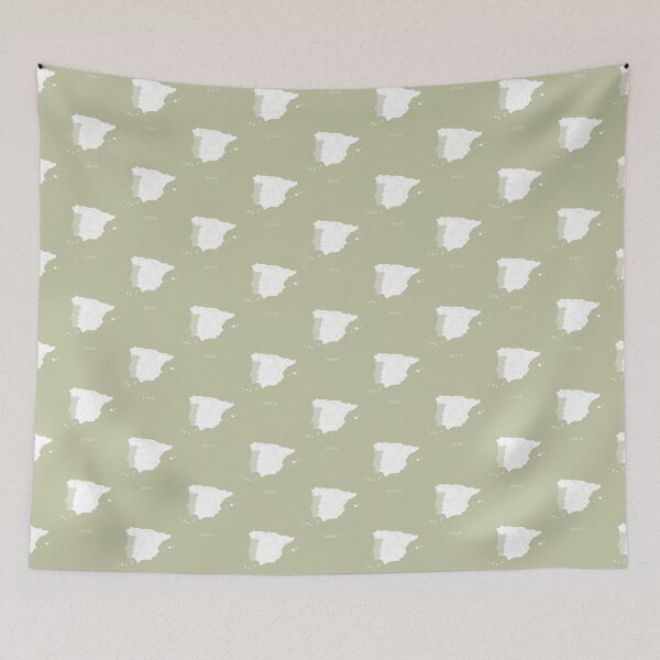 Item preview, Green Map of Spain designed and sold by By-Danni-Marie.