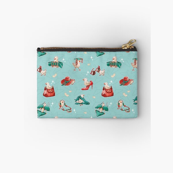 Item preview, Fashion Bird Pattern - Teal & Red designed and sold by JadedSketch.