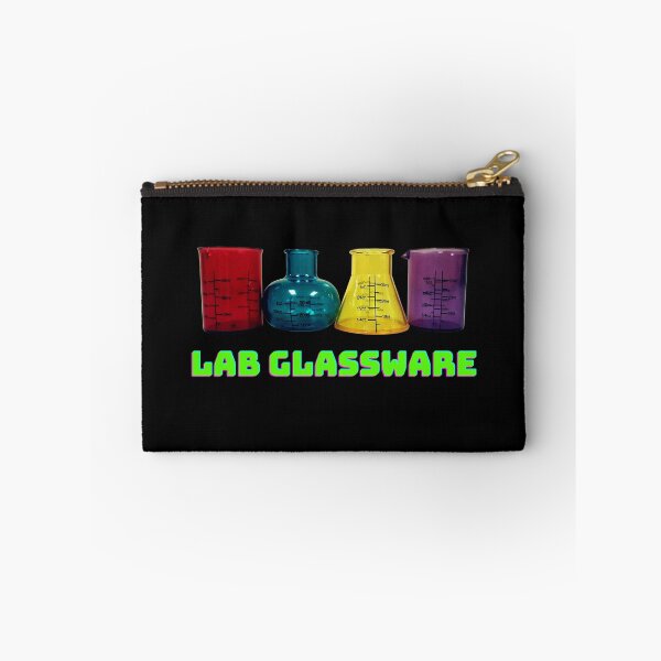 Item preview, Colorful Lab Glassware Beaker and Flask in Black designed and sold by LoloTrends.