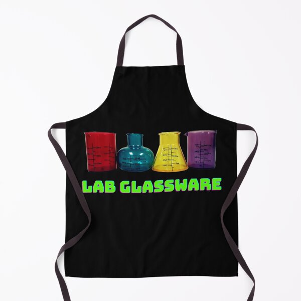 Item preview, Colorful Lab Glassware Beaker and Flask in Black designed and sold by LoloTrends.