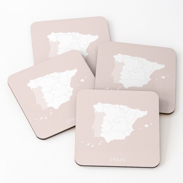 Item preview, Pink Map of Spain designed and sold by By-Danni-Marie.