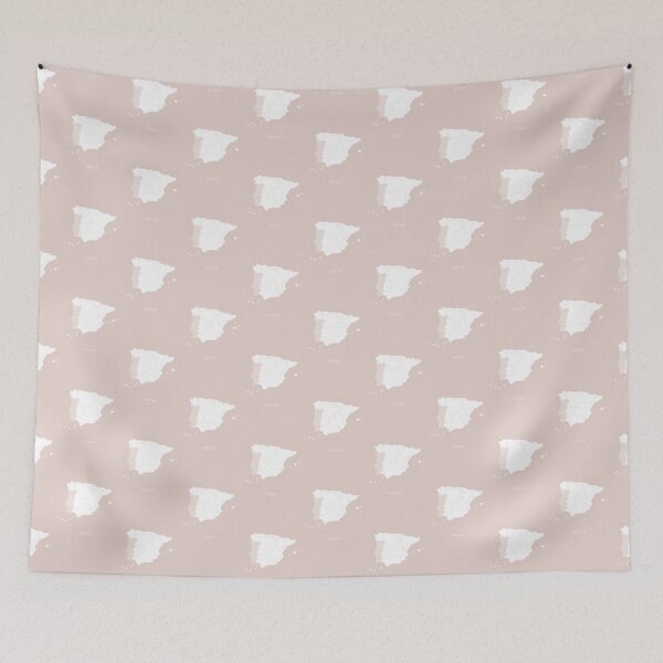 Item preview, Pink Map of Spain designed and sold by By-Danni-Marie.