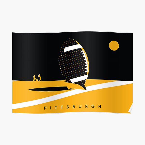 Pittsburgh Steelers Official NFL Football Team Helmet Logo Poster - Tr –  Sports Poster Warehouse