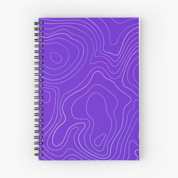 Item preview, Topography 04 - Colored Lines Purple BG designed and sold by gaming-pads.