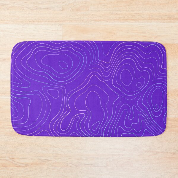 Item preview, Topography 04 - Colored Lines Purple BG designed and sold by gaming-pads.