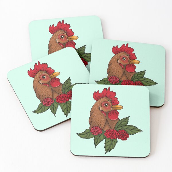 Item preview, Rose chicken designed and sold by mh-art-.
