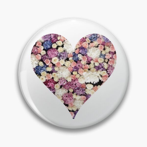 Item preview, Flower Heart Spring - Flowers in Heart Shape designed and sold by ArtOneDesign.