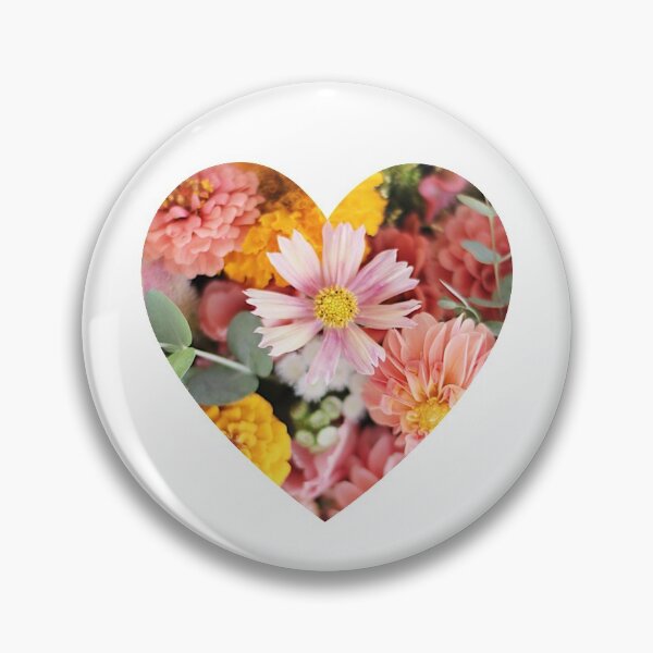 Item preview, Flower Heart Spring - Flowers in Heart Shape designed and sold by ArtOneDesign.