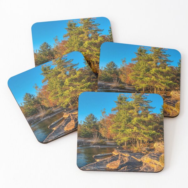 Item preview, Pine Trees at the Water's Edge designed and sold by wildvalecreate.