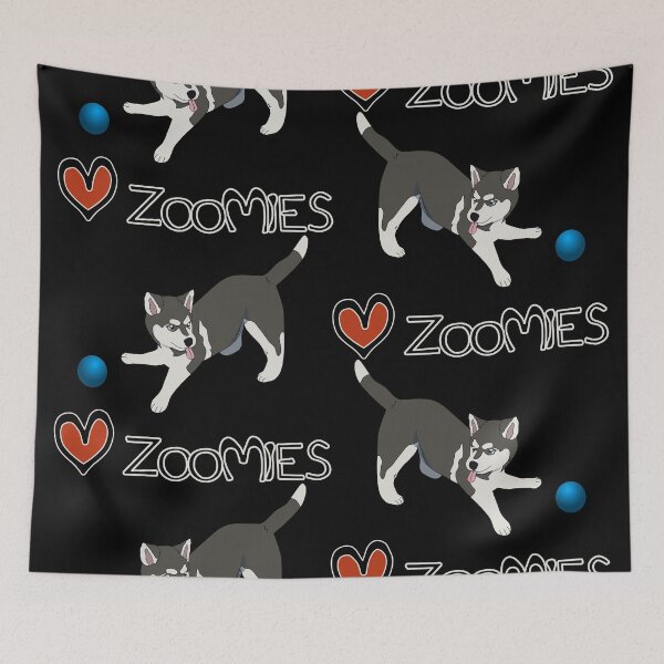Item preview, Husky zoomies designed and sold by Filala.