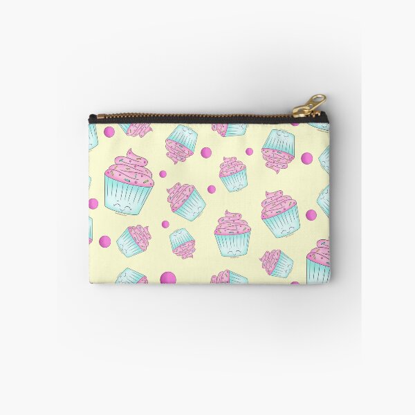 Item preview, Happy Cute Pink and Blue Cupcake designed and sold by PancakeAndLoaf.