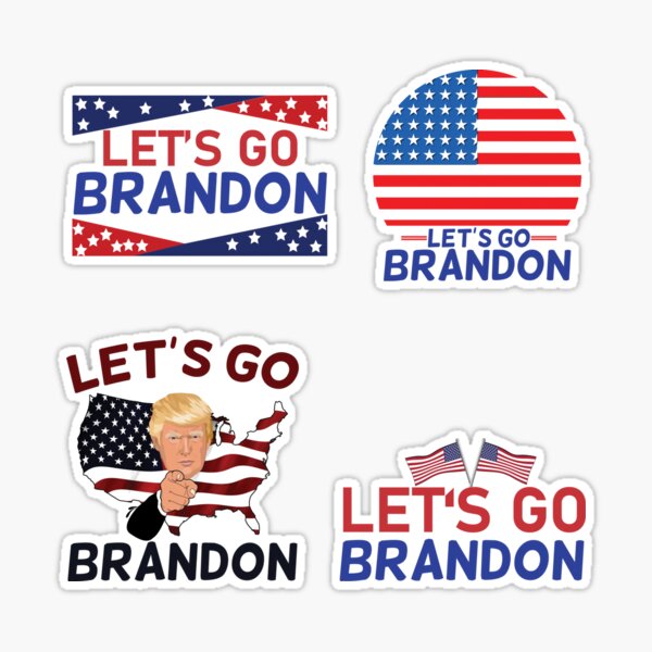 let's go Brandon- funny FJB chants meme | Sticker