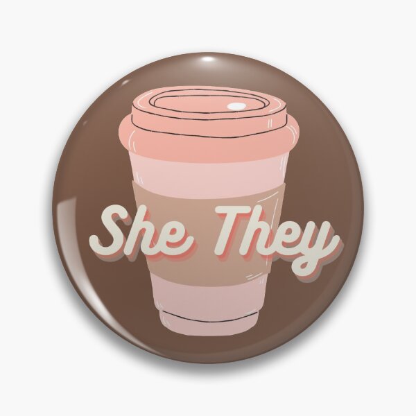 Item preview, She They Coffee Pronouns designed and sold by LyssaByssa.