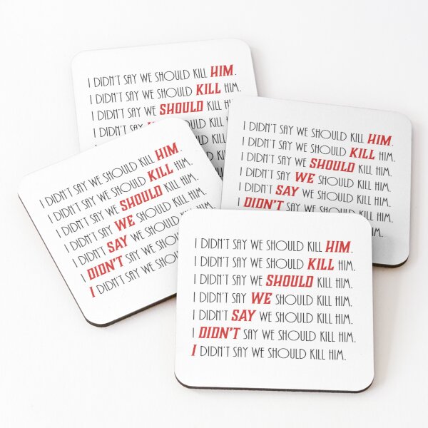 Item preview, I didn't say we should kill him - Black on red edition designed and sold by NaomiWallace321.