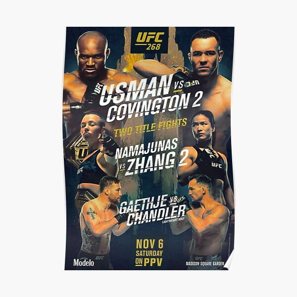 UFC 268 Poster