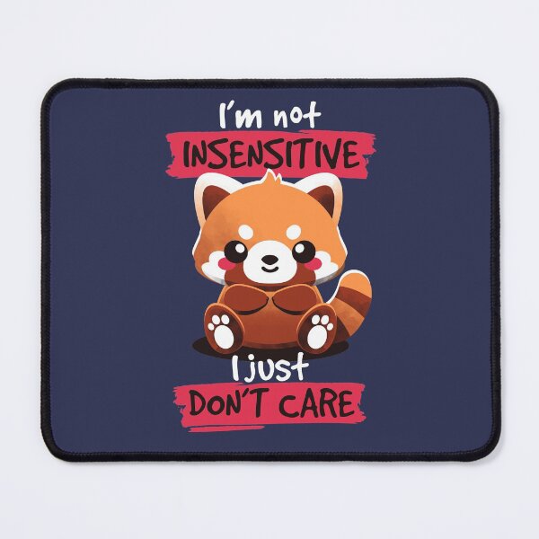 Item preview, Insensitive red panda designed and sold by NemiMakeit.