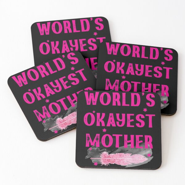 Item preview, World's Okayest Mom (in black) designed and sold by ibijin.