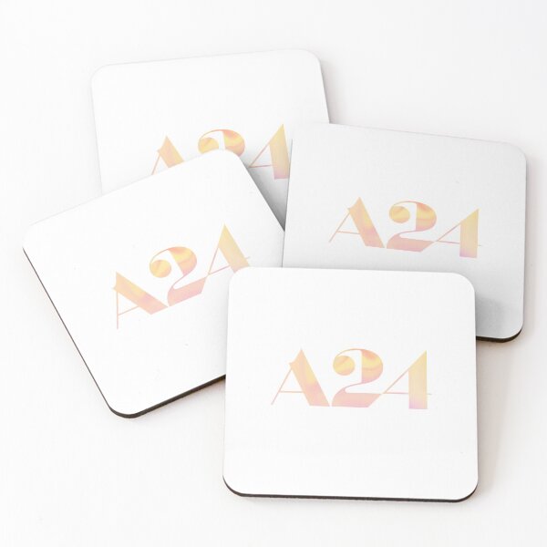 Item preview, Yellow and Purple Swirl A24 logo designed and sold by Dalaura.