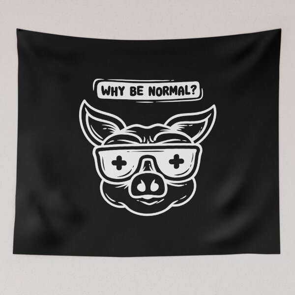 Item preview, Why Be Normal? Gag Gift designed and sold by SweetbeStore.