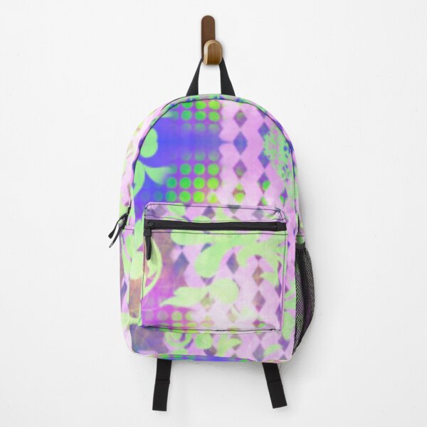 Item preview, Neon abstract floral-large print designed and sold by LinaVP.