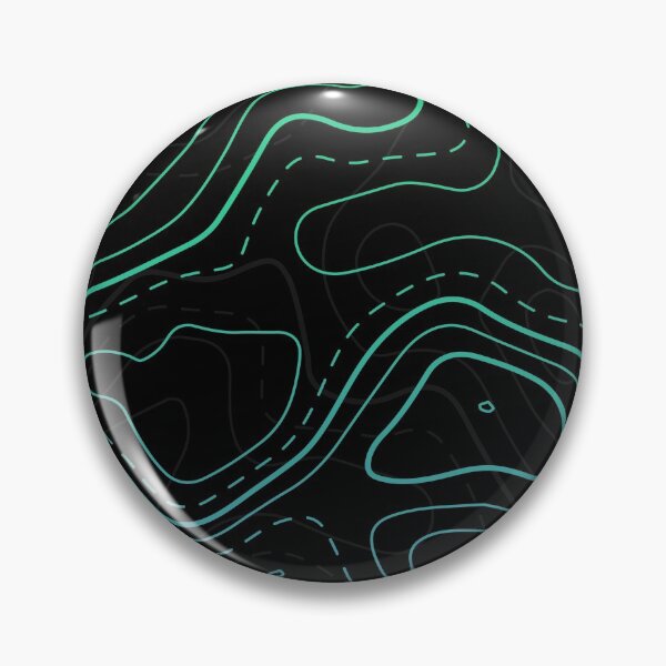 Item preview, Topography 07 - Neon Green designed and sold by gaming-pads.