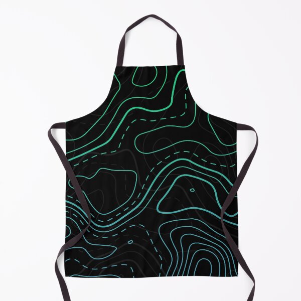 Item preview, Topography 07 - Neon Green designed and sold by gaming-pads.