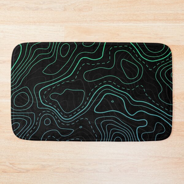 Item preview, Topography 07 - Neon Green designed and sold by gaming-pads.