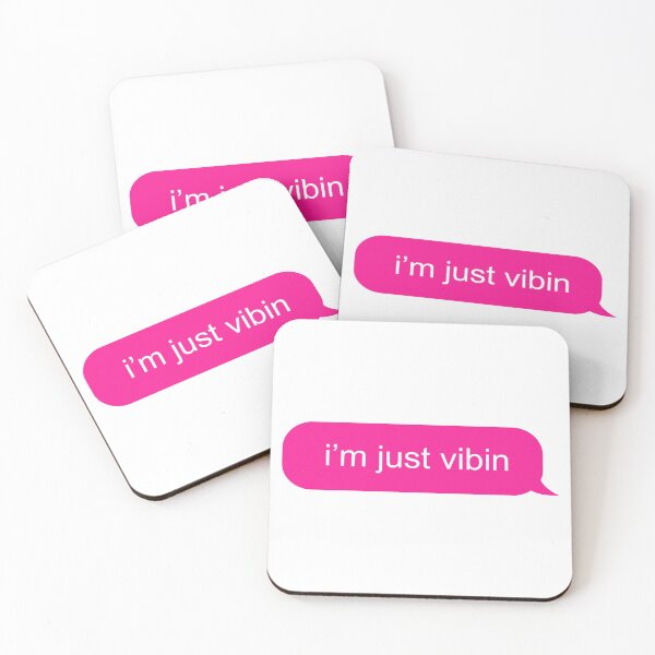 Item preview, Just Vibin Text Message designed and sold by ind3finite.