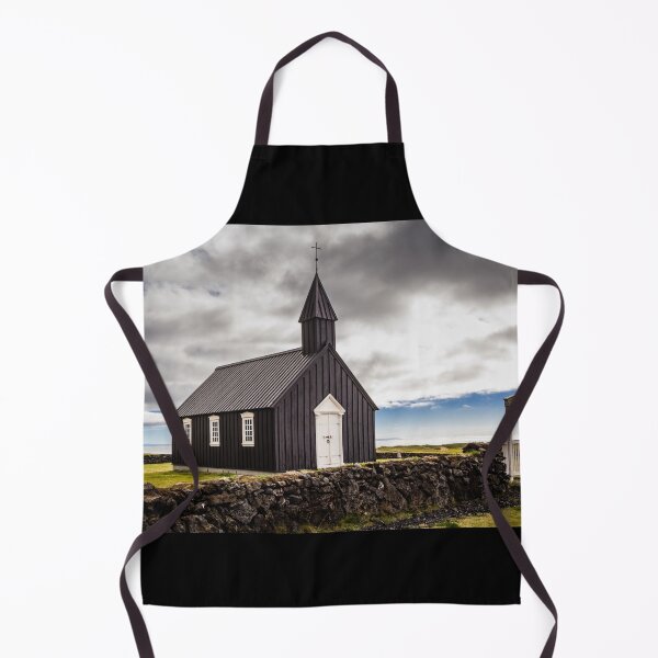 Item preview, The Black Church of Budir, Iceland designed and sold by Lyl Dil Creations.