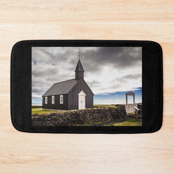 Item preview, The Black Church of Budir, Iceland designed and sold by Lyl Dil Creations.