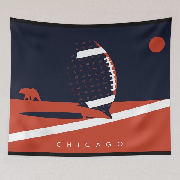 Item preview, Chicago, Chicago Illinois, Illinois, Football, NFC Fan Art designed and sold by jkahindo.