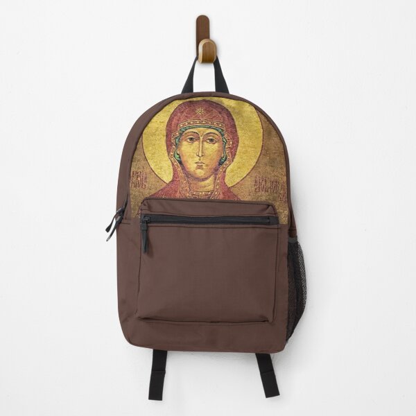 Item preview, Antique Russian Madonna Icon Virgin Mary designed and sold by Anna Lemos.