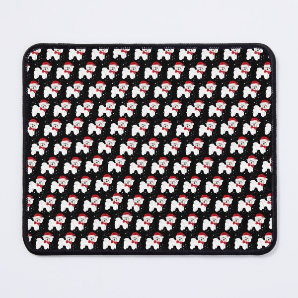 Item preview, Bichon Frise dog Santa Christmas Hat Fun  designed and sold by MagentaRose.