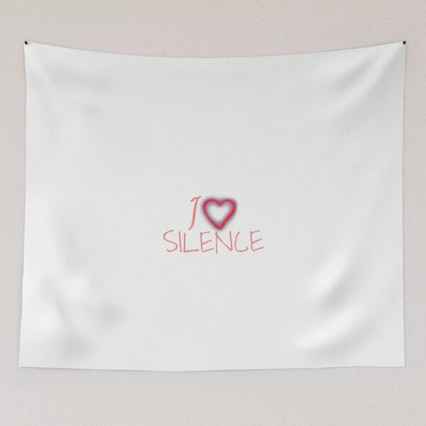 Item preview, I love silence gift designed and sold by salahnewdesign.