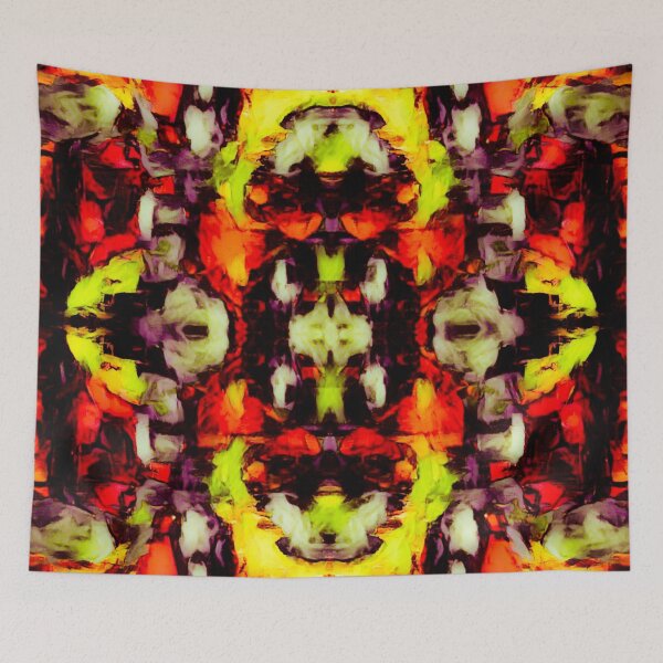 Item preview, Fiery Kaleidoscope Floral designed and sold by Designs By YL.
