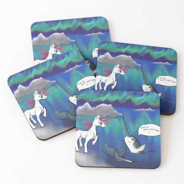 Item preview, Narwhals are Mer-unicorns! designed and sold by BerryShyKittens.