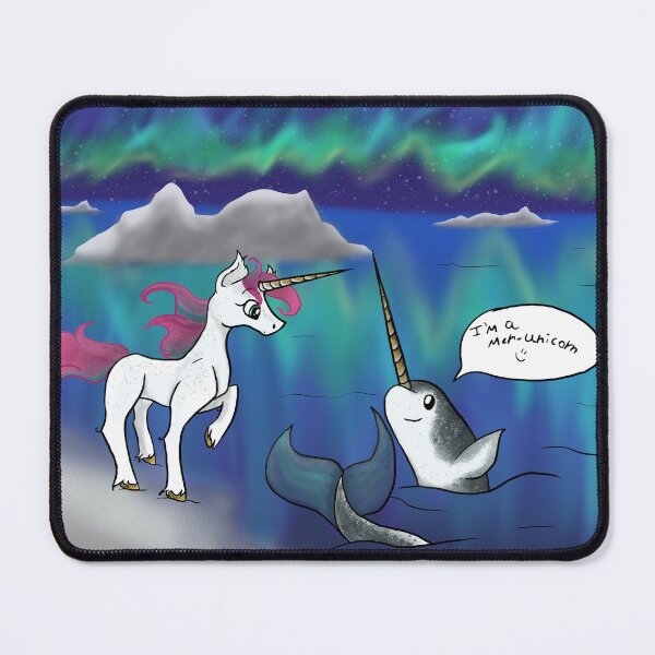 Item preview, Narwhals are Mer-unicorns! designed and sold by BerryShyKittens.