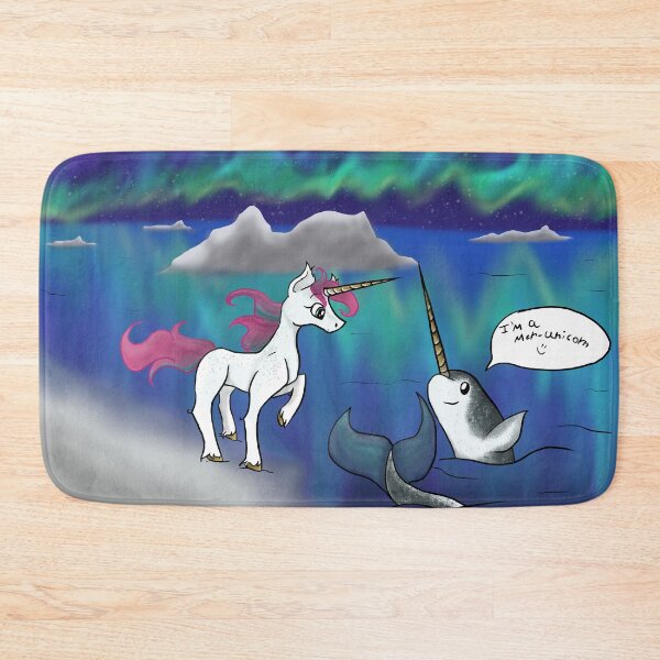Item preview, Narwhals are Mer-unicorns! designed and sold by BerryShyKittens.