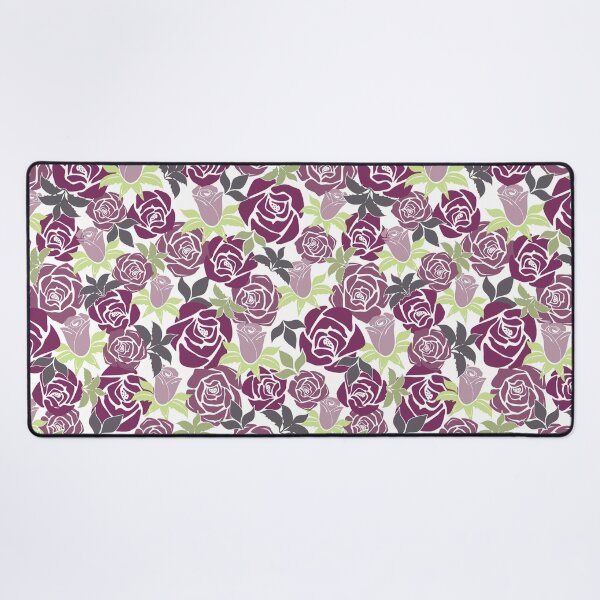 Item preview, Overlapping Purple Roses from the Fancy Floral Zebra Collection designed and sold by CJAura by Claire Jane Johnson.