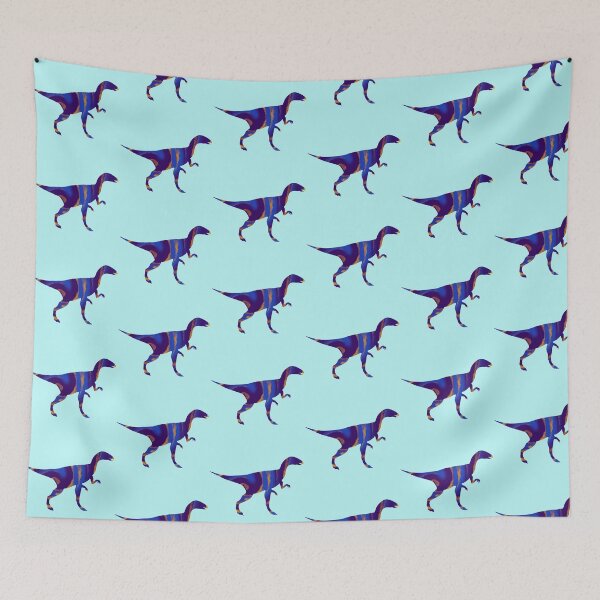 Item preview, Colorful Dinosaur Series - Blue and Gold designed and sold by EmyBeeDesigns.
